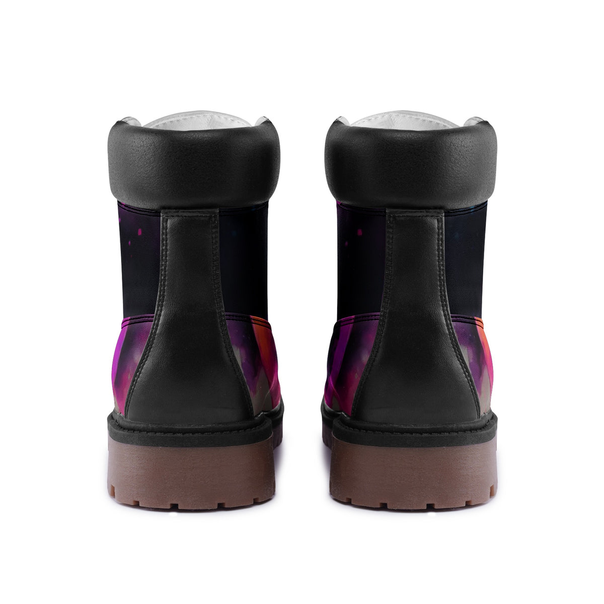 Galactic Gal: Microfiber Leather Chukka Boots