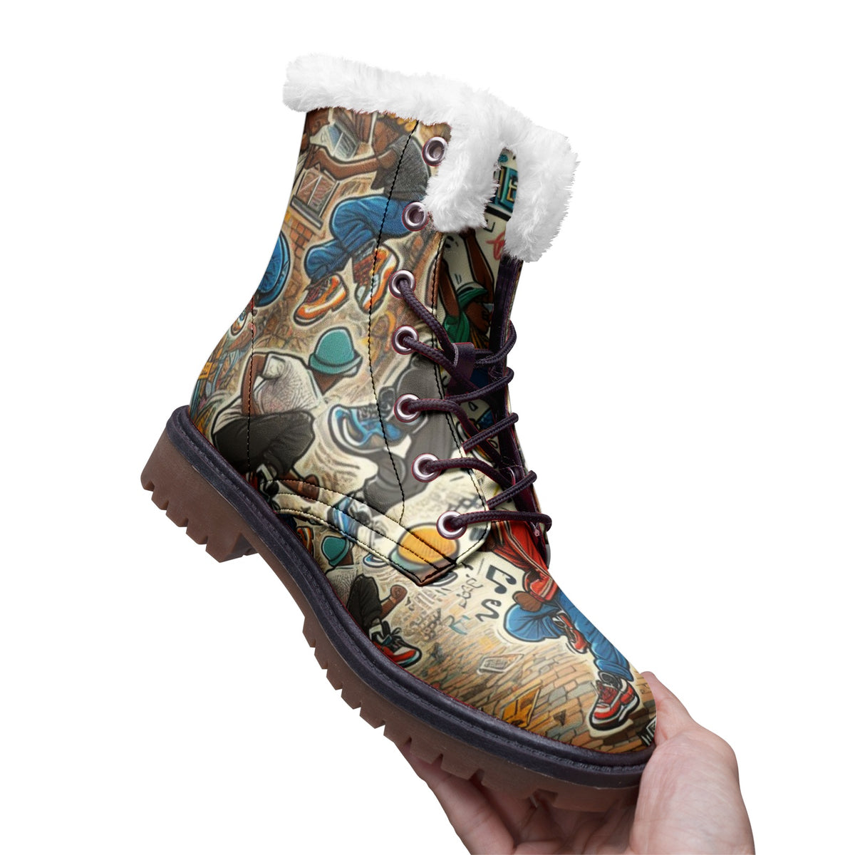 DANKO Piano : Dalie - Unisex Lace Up Winter Boots Fashion Comfort Chukka Boots