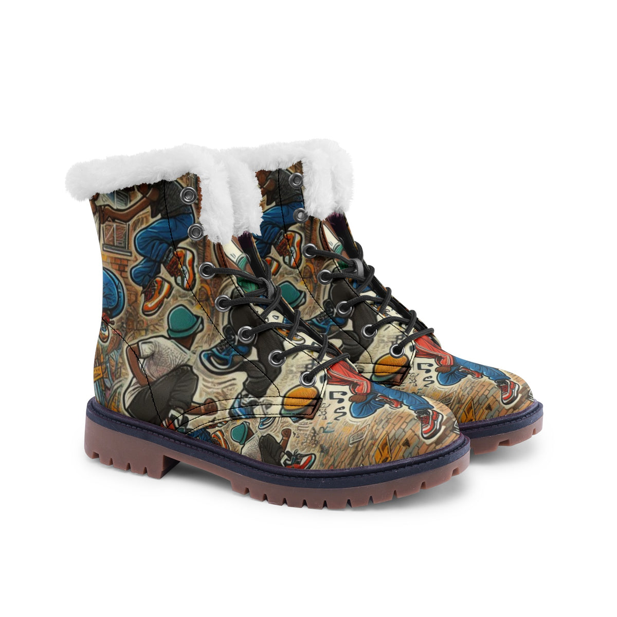 DANKO Piano : Dalie - Unisex Lace Up Winter Boots Fashion Comfort Chukka Boots