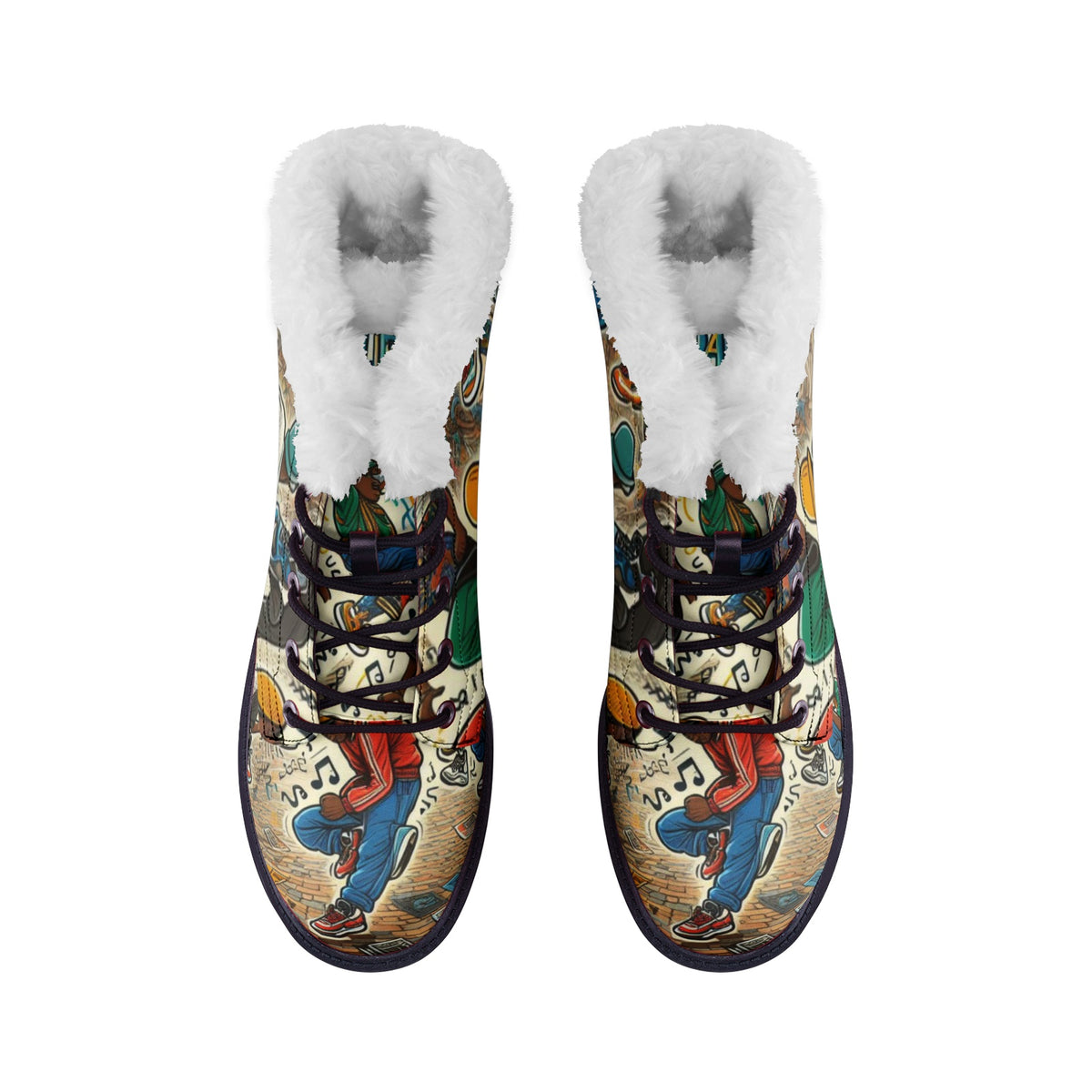 DANKO Piano : Dalie - Unisex Lace Up Winter Boots Fashion Comfort Chukka Boots