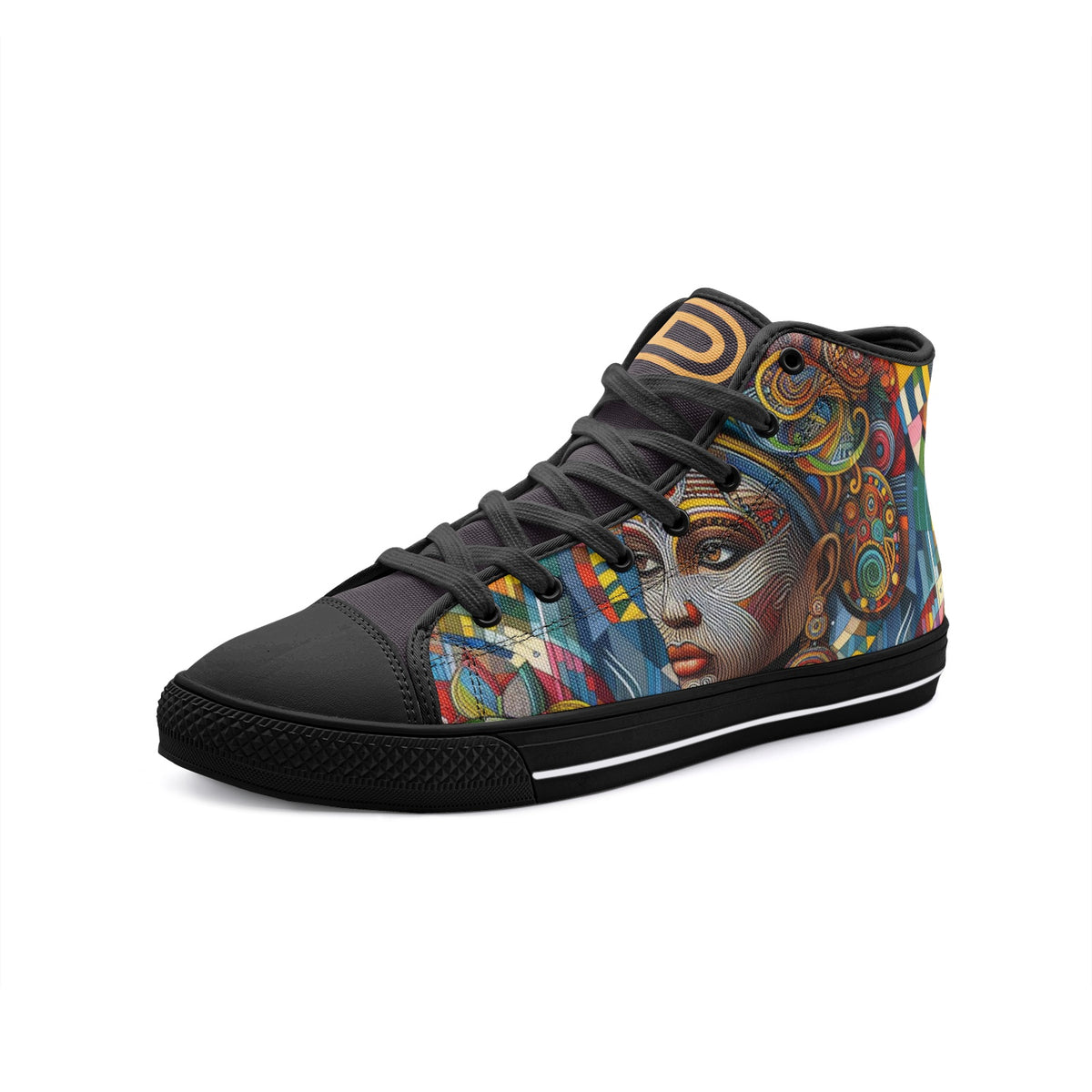 DANKO : African Queen - Unisex High Top Canvas Shoes
