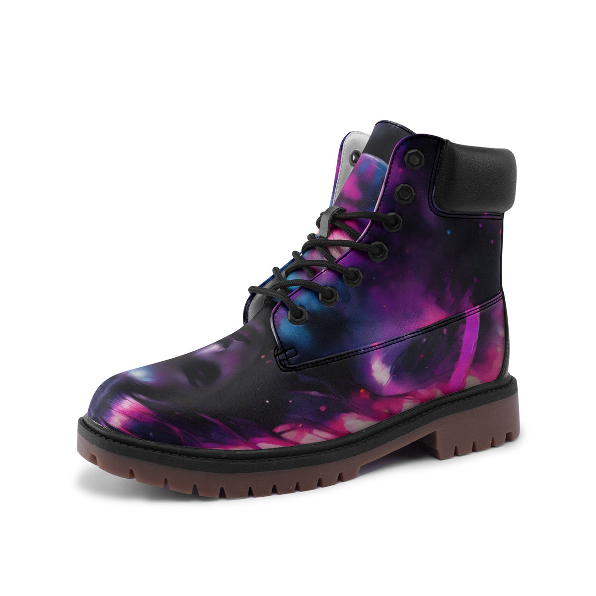 Galactic Gal:  Microfiber Leather Chukka Boots