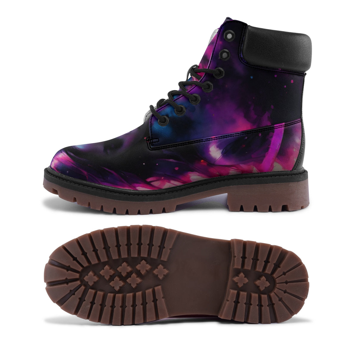 Galactic Gal:  Microfiber Leather Chukka Boots