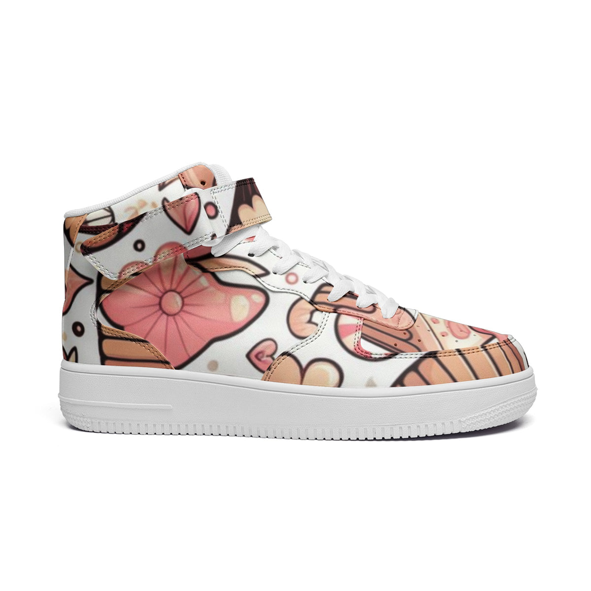 DANKO : Cupcake Unisex high Top Leather Sneakers