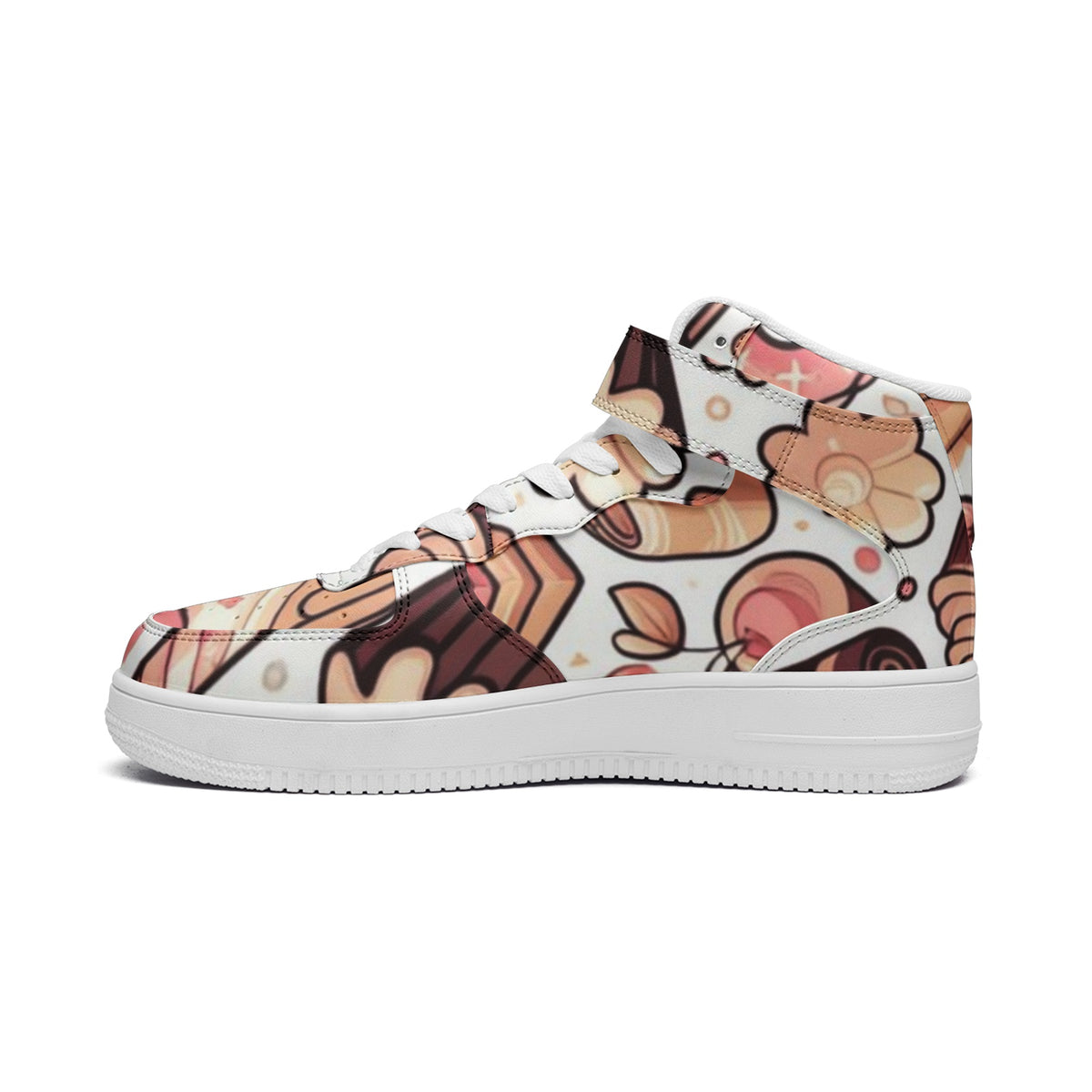 DANKO : Cupcake Unisex high Top Leather Sneakers