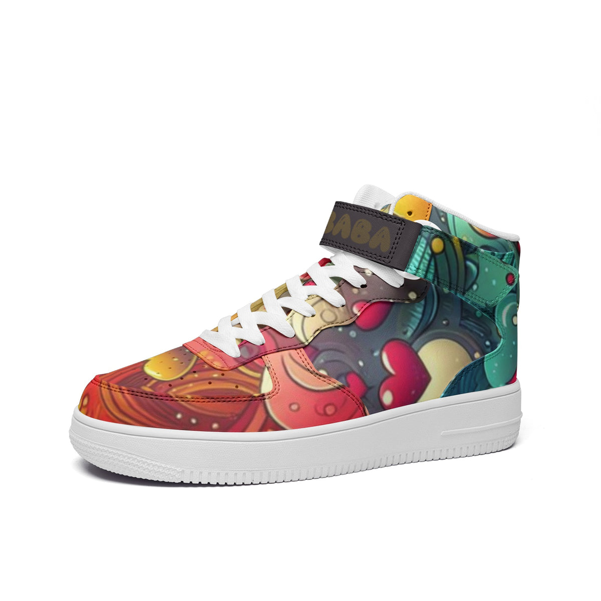 DANKO : Gwababa - Unisex high Top Leather Sneakers