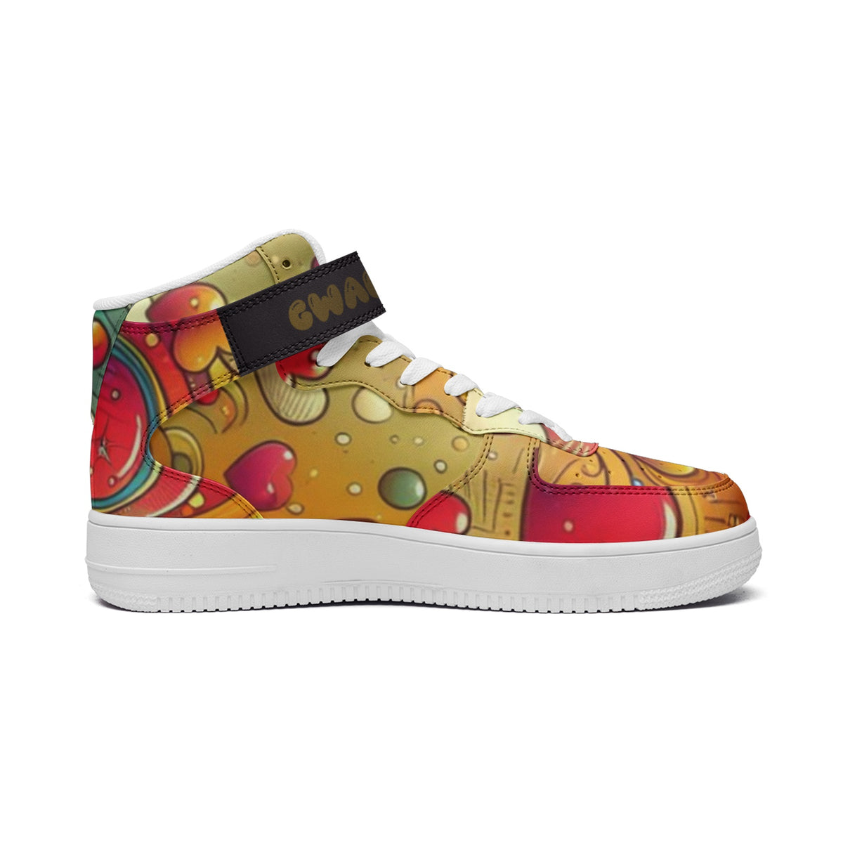 DANKO : Gwababa - Unisex high Top Leather Sneakers