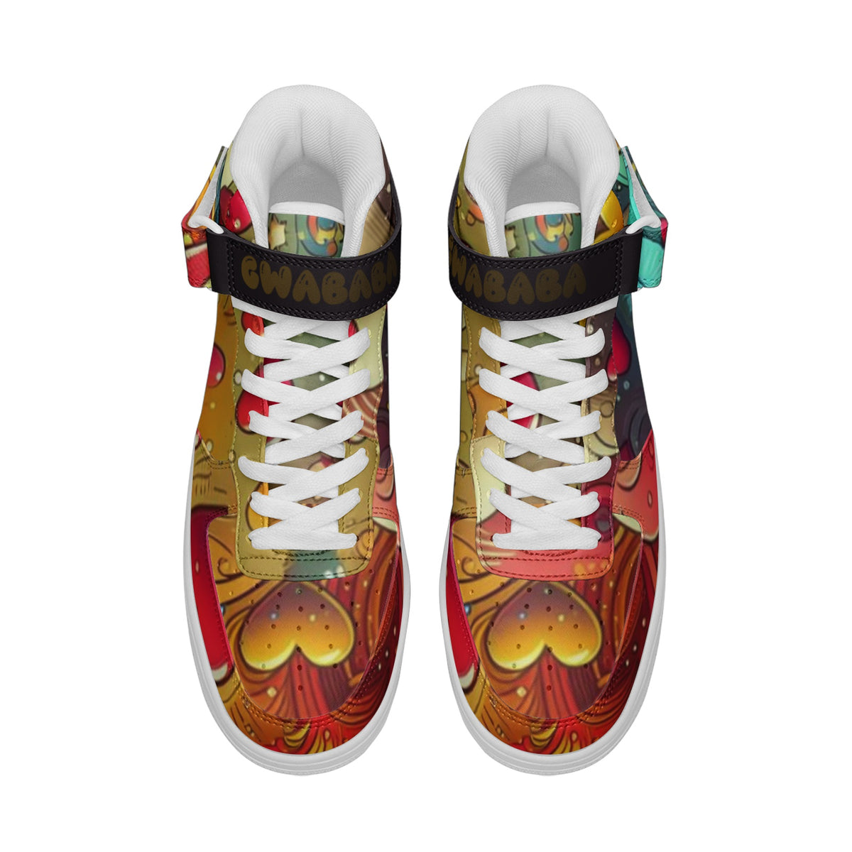 DANKO : Gwababa - Unisex high Top Leather Sneakers