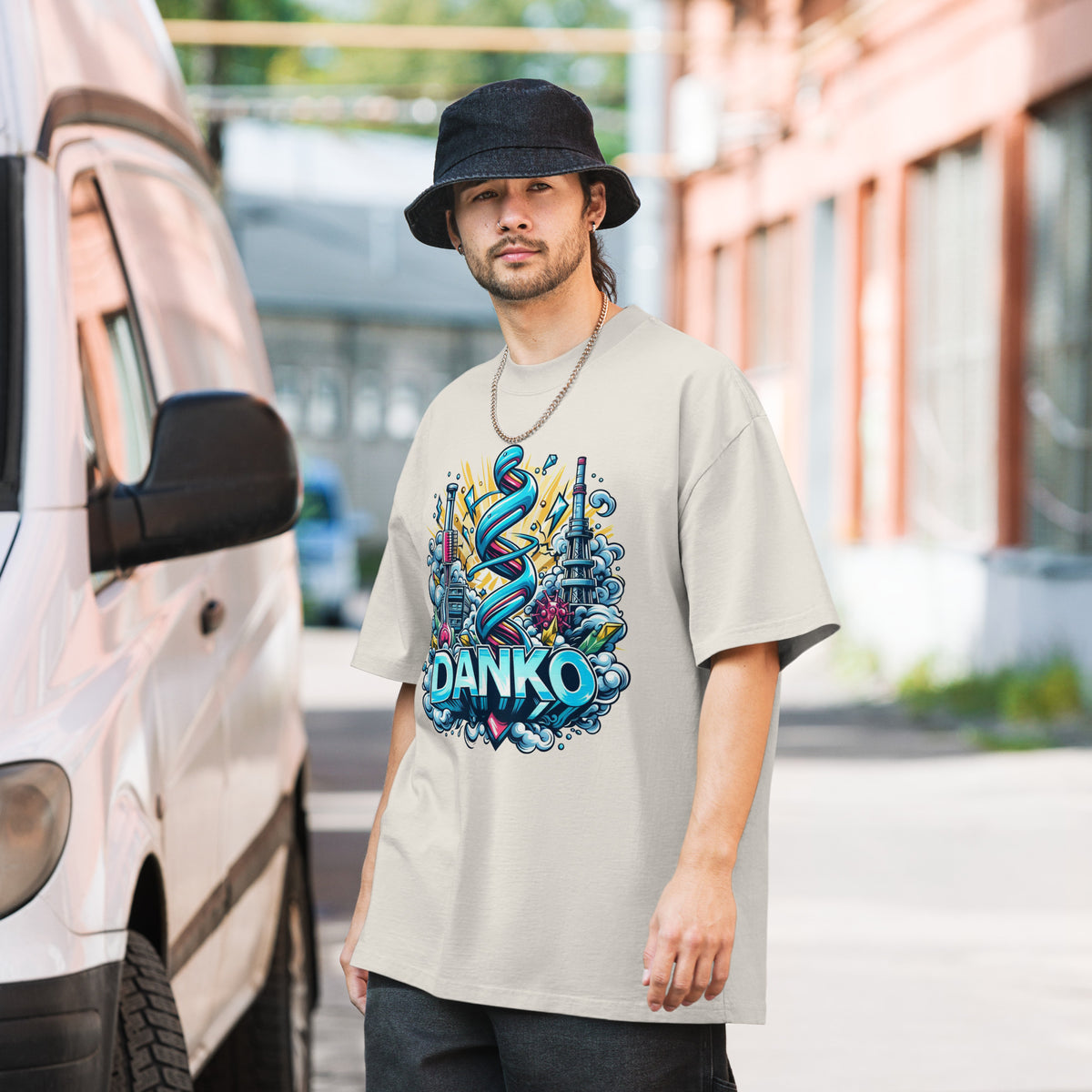 DANKO : Piano Edition Oversized faded t-shirt
